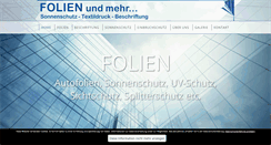 Desktop Screenshot of folienundmehr.at